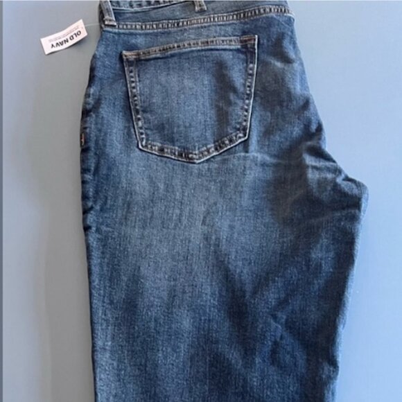 NWOT Old Navy Loose Built-In Flex Jeans – Medium Wash – Men's 40x30 - Picture 2 of 6